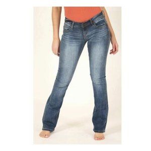 Grace in LA Jeans Women's Classic Low Rise Easy Fit Bootcut Stretch Jeans